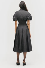 Flared Panelled Midi Dress