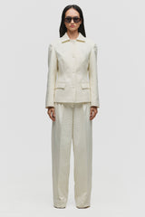 Tailored Point Collar Jacket