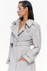 Double-Breasted Trench Set