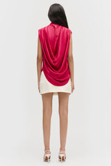 Draped Cowl Mini Set
