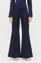 Creased Flare Trousers