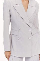 Sculpted Double-Breasted Suit