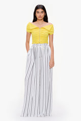 Elasticated Wide-Leg Trousers