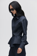 Tailored Peplum Shirt