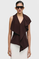 Draped Vest
