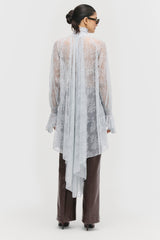 Smocked Lace Tailored Set