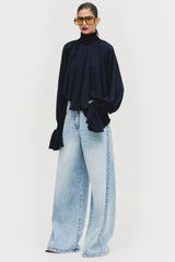 Smocked Denim Set