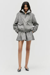 Funnel Neck Utility Jacket