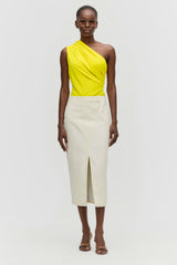 Asymmetric Midi Skirt