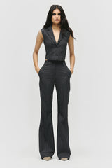 Pinstripe Waistcoat Set