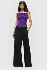 Frayed Bandeau Top