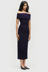 Off-Shoulder Column Dress