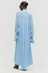 Smocked Chiffon Maxi Dress