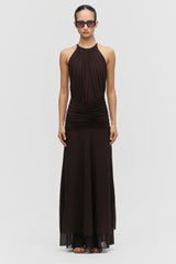 Open Back Gathered Dress