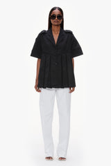 Pleated Utility Shirt