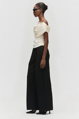 Draped Off-Shoulder Top