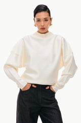 Structured Satin Top