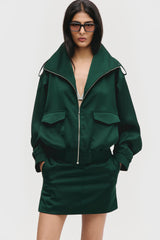 Funnel Neck Utility Jacket
