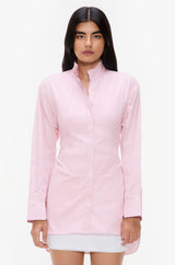 Pintucked Adjustable Shirt