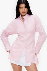Pintucked Adjustable Shirt