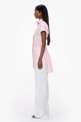 Short Sleeve Adjustable Shirt