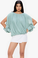 Pleated Blouse