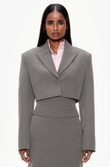 Crop Tailored Blazer
