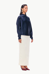 Structured Satin Top