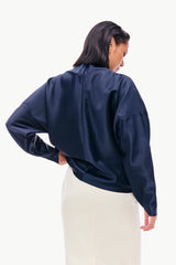 Structured Satin Top