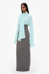 Draped Cummerbund Set