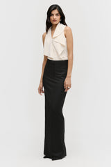 Tailored Column Skirt