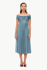 Off-Shoulder Fluid Dress