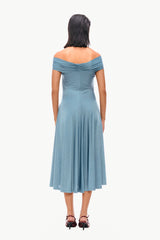 Off-Shoulder Fluid Dress