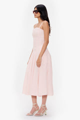 Soft Flared Midi Dress