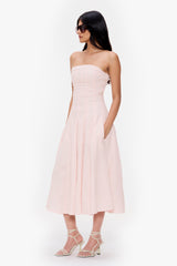 Soft Flared Midi Dress