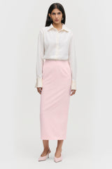 Darted Midi Skirt