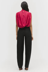 Draped Cowl Tapered Set
