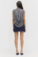 Draped Cowl Mini Set