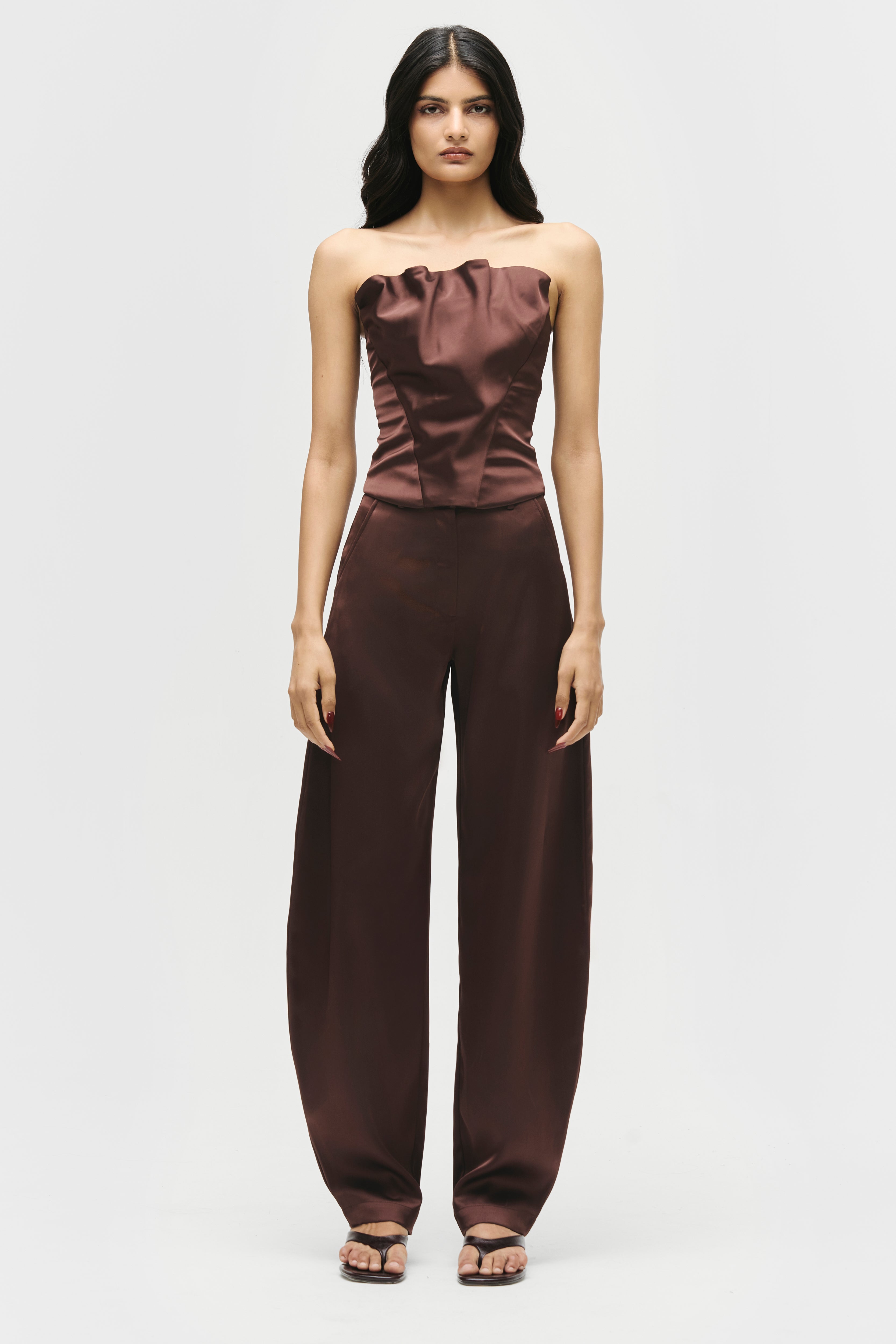 Cocoa Wave Bustier Set – Qua