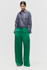 Chambray Utility Shirt