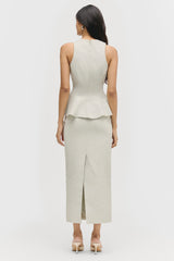 Angular Peplum Top
