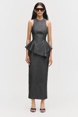 Darted Midi Skirt