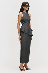 Angular Peplum Top