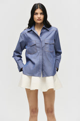 Chambray Utility Shirt