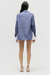 Chambray Utility Shirt