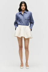 Flared Mini Skirt