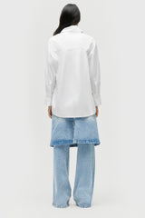 Layered Scarf Shirt