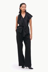 Draped Waistcoat Set