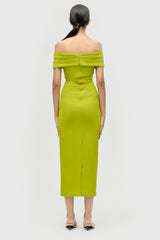 Off-Shoulder Column Dress