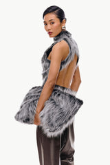 Oversized Fur Clutch